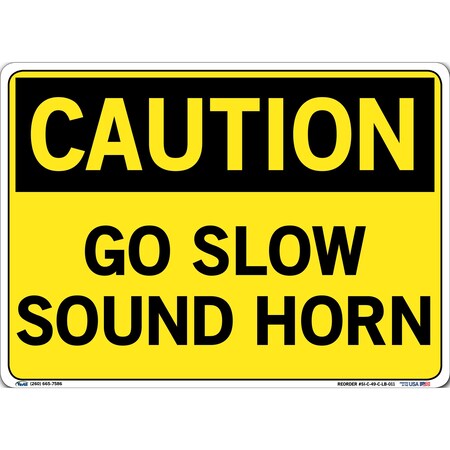 Vestil Vinyl Label Sign, 10-1/2" H, 14-1/2" W, Vinyl Label, Rectangle, English, SI-C-49-C-LB-011 SI-C-49-C-LB-011